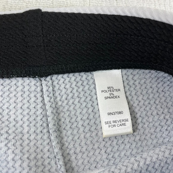 Cato Pencil Skirt Womens Large Black White‎ Striped Stretch Pull On Business - Picture 8 of 10